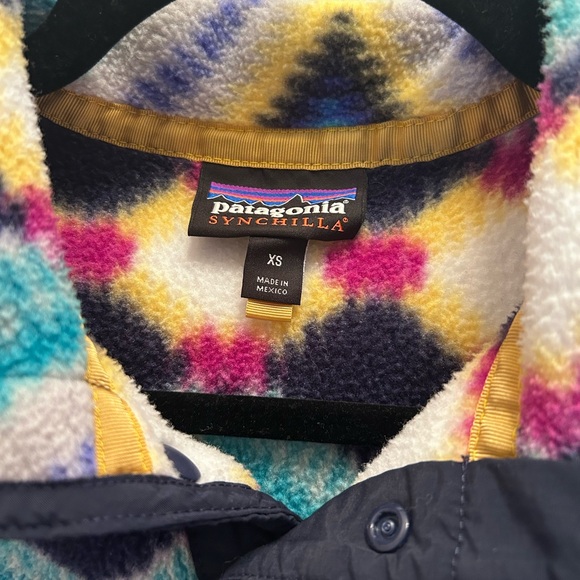 Patagonia Synchilla Aztec Snap-T Pullover Fleece Jacket. Size XS - Picture 5 of 6